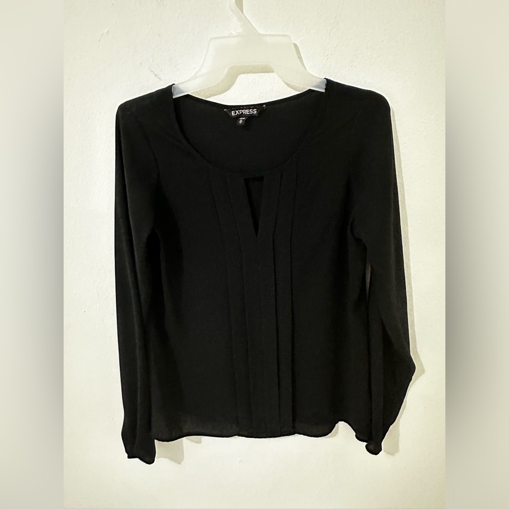 Express Black Top - Long sleeve size Small S